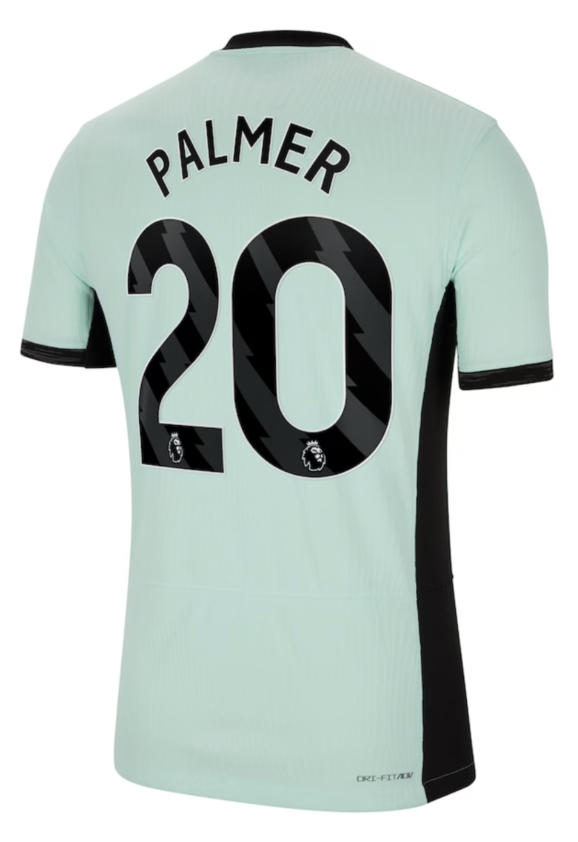 PALMER #20 Chelsea 23/24 Authentic Men's Third Shirt - PL Font