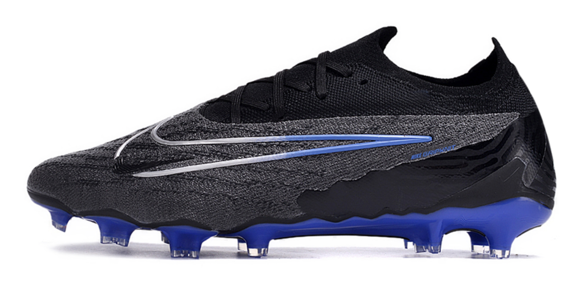 Nike Phantom GX Elite FG Football Boots - Drak Gray/Blue