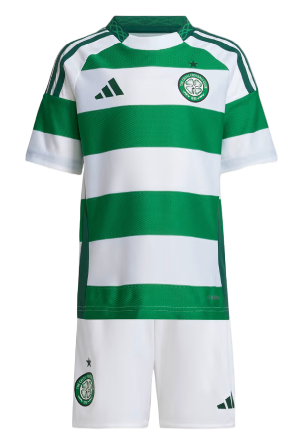 Celtic 24/25 Kid's Home Shirt and Shorts