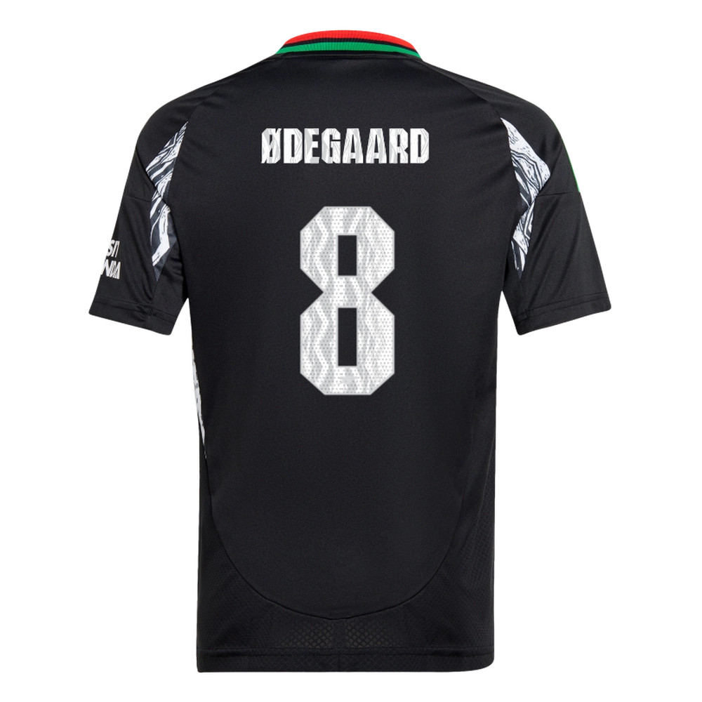 ØDEGAARD #8 Arsenal 24/25 Kid's Away Shirt and Shorts - Arsenal Font