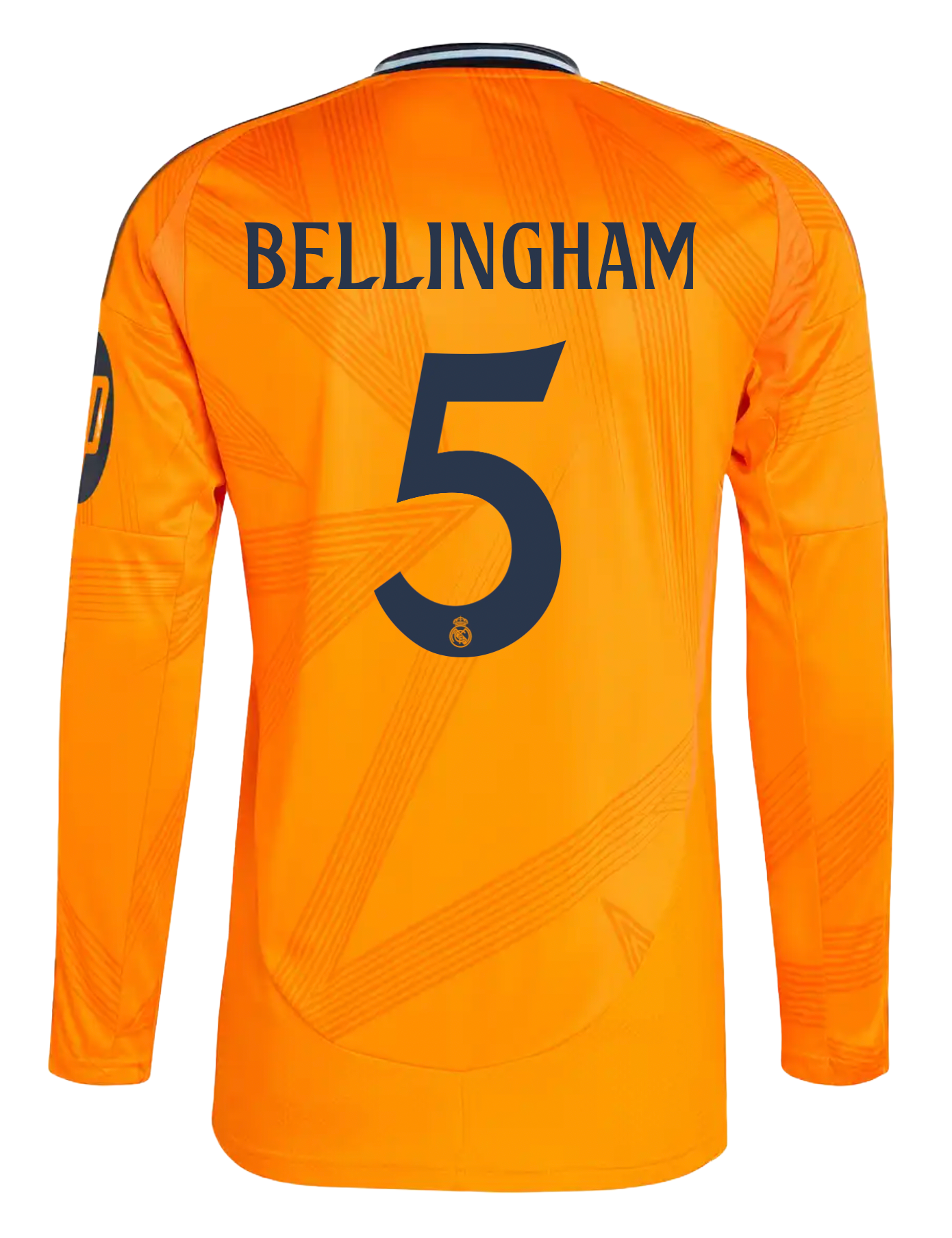 BELLINGHAM #5 Real Madrid 24/25 Men's Away Long Sleeve Shirt