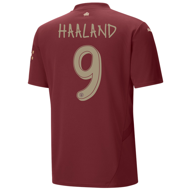 HAALAND #9 Manchester City 24/25 Stadium Men's Third Shirt - Man City Font