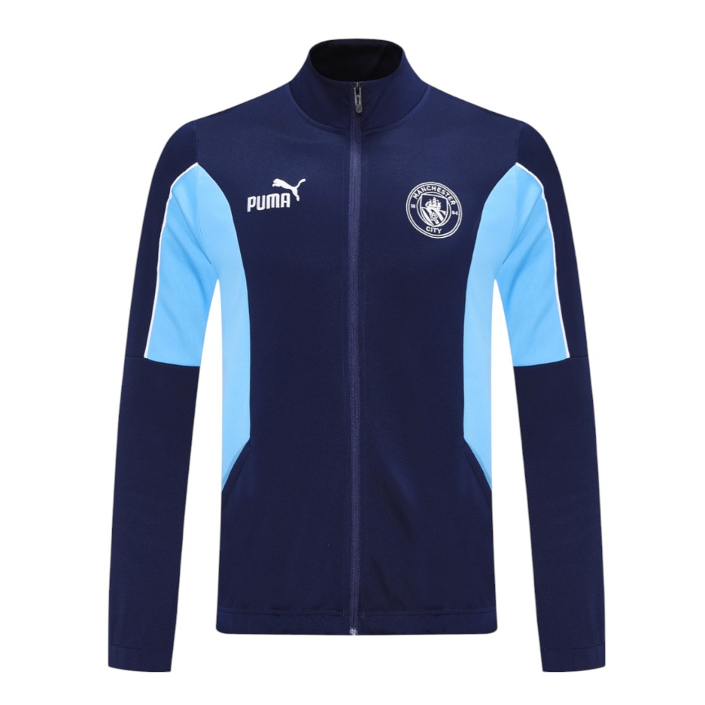 Manchester City 24/25 Men's Navy Long Zip Jacket
