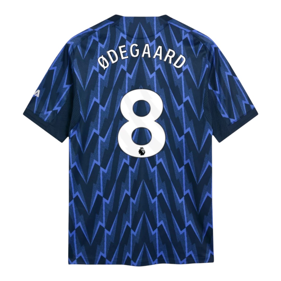 ØDEGAARD #8 Arsenal 25/26 Authentic Men's Away Shirt - PL Font