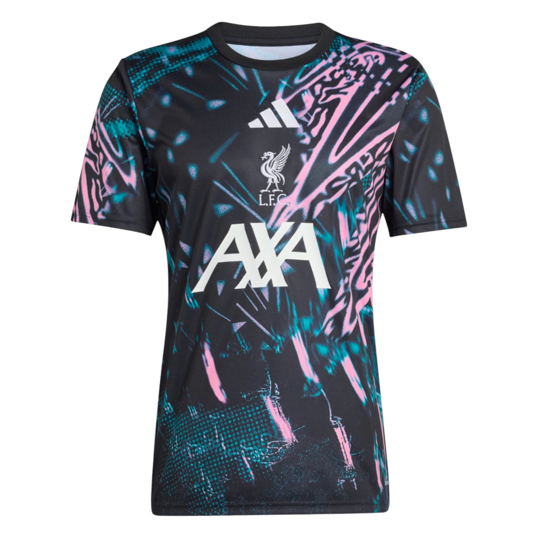 Liverpool 25/26 Men's Pink-Black Pre-Match Shirt