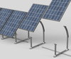 IntegraRack IR-45ASAA BallastRack™Seasonably Adjustable Solar Module Rack Silver