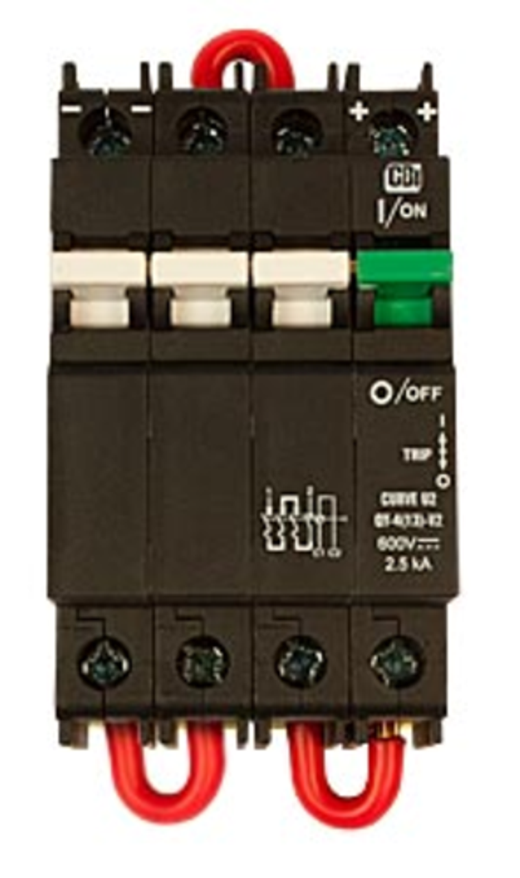 Midnite Solar 16 Amp 600 VDC Din Rail Mount Breaker