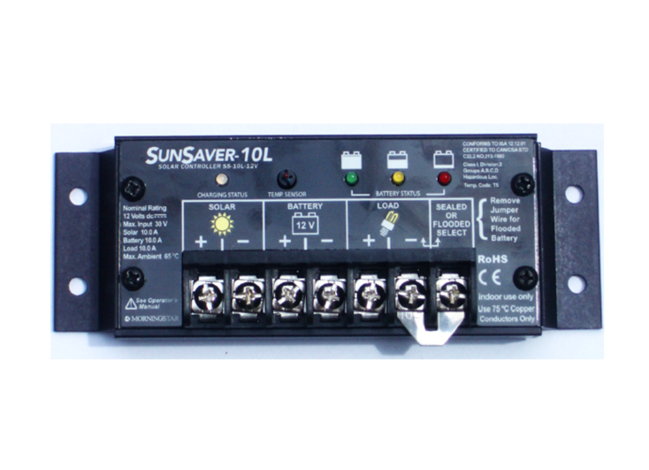 Morningstar SunSaver SS-20L-24V 20A, 24V Solar Charge Controller w/LVD (Gen3)