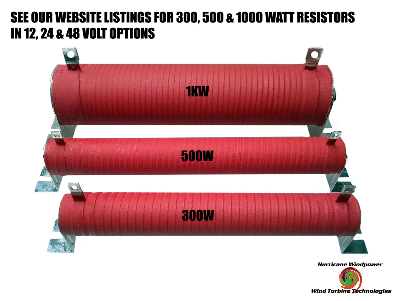 0.7 Ω 300 WATT WIND GENERATOR & SOLAR RESISTOR DIVERSION DUMP LOAD 12V