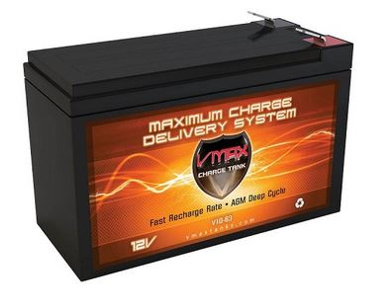 VMAX Charge Tank V10-63 Deep Cycle, High performance AGM Battery