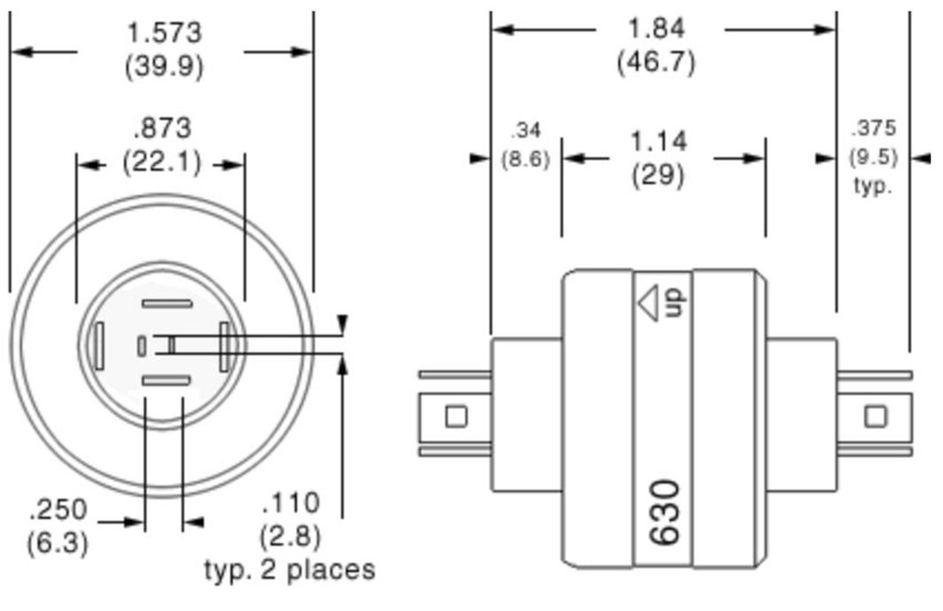Mercotac 630 Brushless Slip Ring 6‑Circuit Rotary Electrical Connector