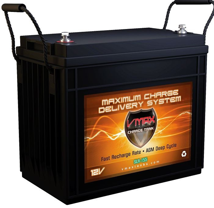 VMAX SLR155 12V 155Ah AGM Deep Cycle Battery Solar RV Marine GC12