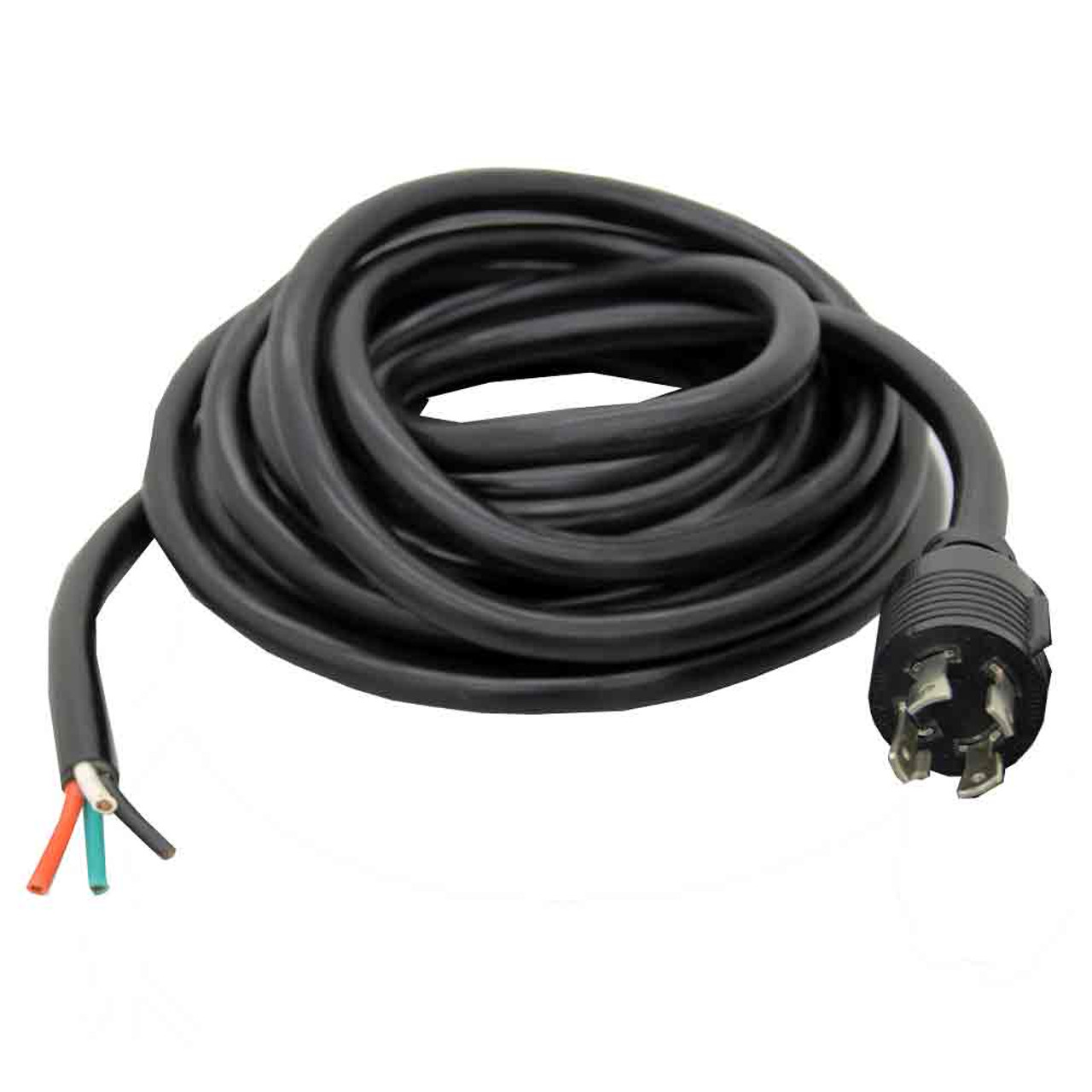 AIMS 30 AMP Generator Output Cable 4 Wire 10 AWG 120/240V 30FT