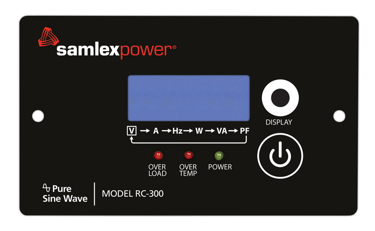 Samlex RRC-300 Remote Control for PST-1500, PST-2000 and PST-3000 Inverters