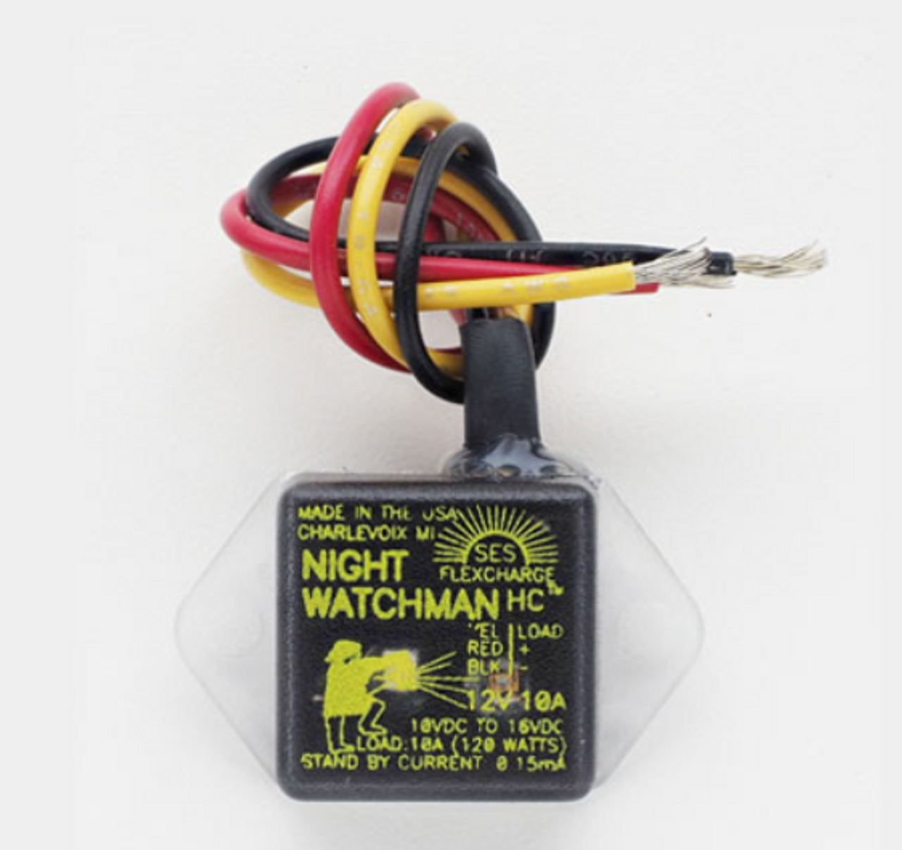 Flexcharge NWHC10/12 Night Watchman 10 Amp 12 Volt Dusk to Dawn Photoswitch