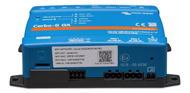 7010thesurferページ Victron Energy BPP900450120 Cerbo-S GX Panels and System Monitoring