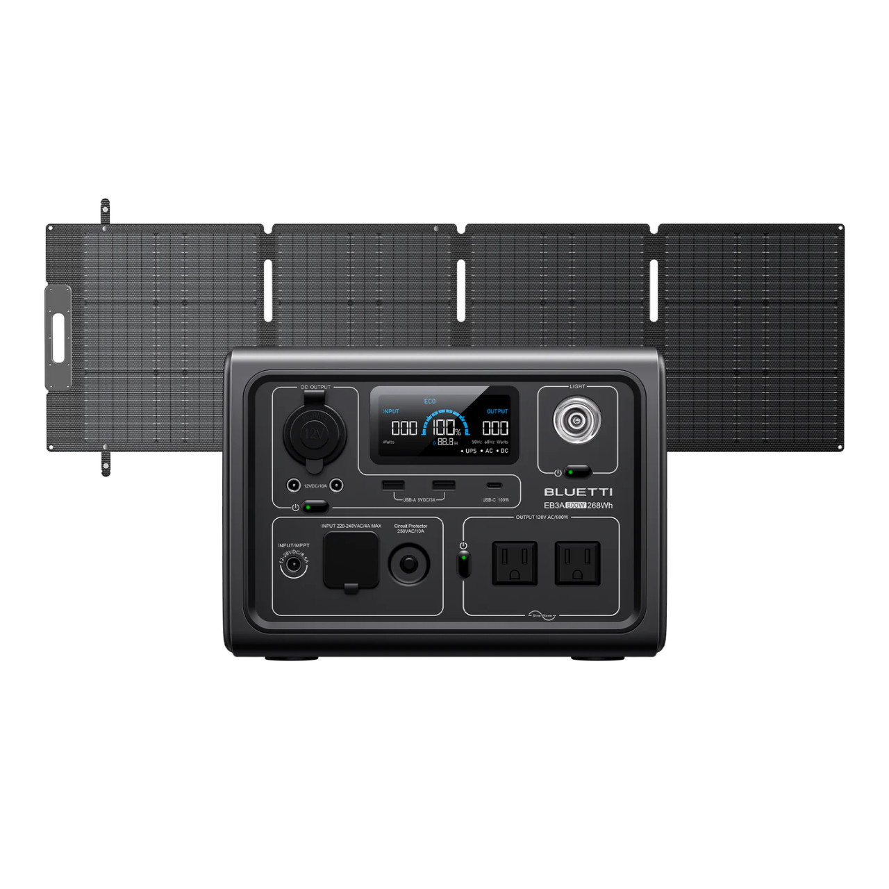 【新品未使用】BLUETTI ポータブル電源 EB3A 268Wh/600W BLUETTI EB3A Portable Power Station | 600W 268Wh