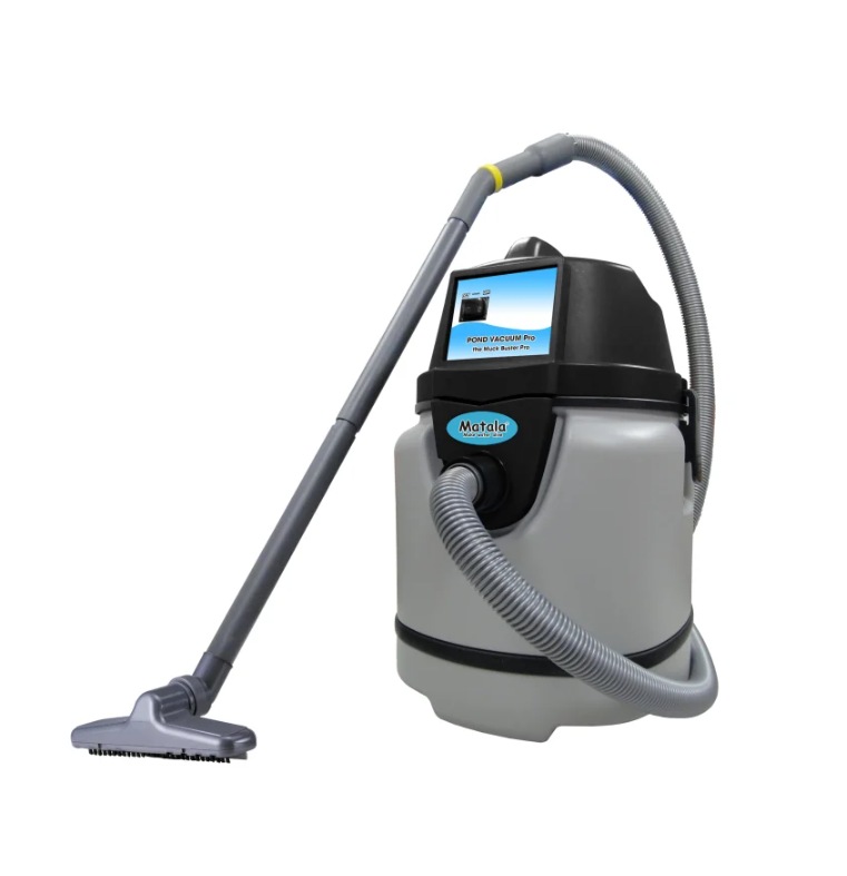 Matala Pond Vacuum PRO 2HP Cleaner Auto Drain 5ft Lift 4 Nozzles + Tubes