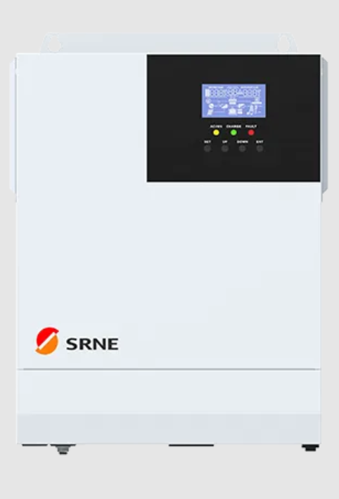 SRNE HF2430U80‑H 3000W 24V Inverter Charger w/4000W MPPT 120VAC Solar