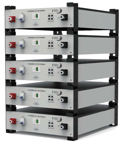 MidNite Power MNPOWERFLO5 5.1kWh 48 Volt 100Ah Heated Lithium Iron Phosphate Battery