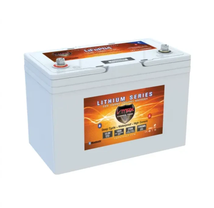 VMAX LFP12100MBH 12V 100Ah LiFePO4 Battery Bluetooth Heated IP67 Waterproof