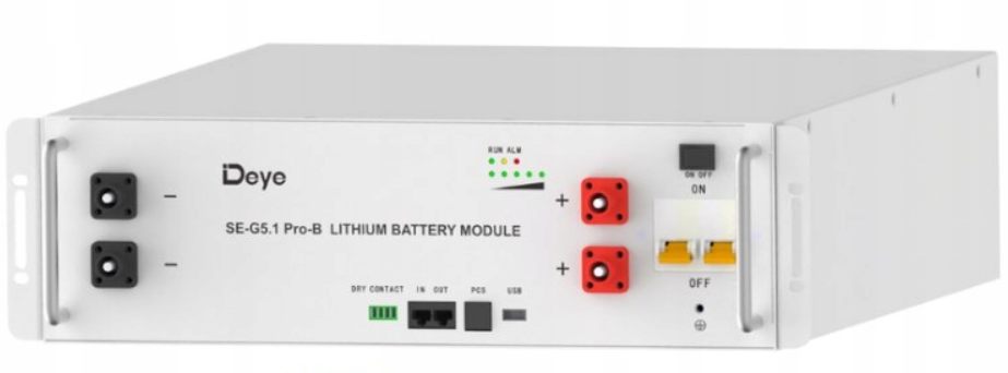 Deye ESS SE-G5.1PRO-B – 48V 5.12kWh Lithium Battery with BMS