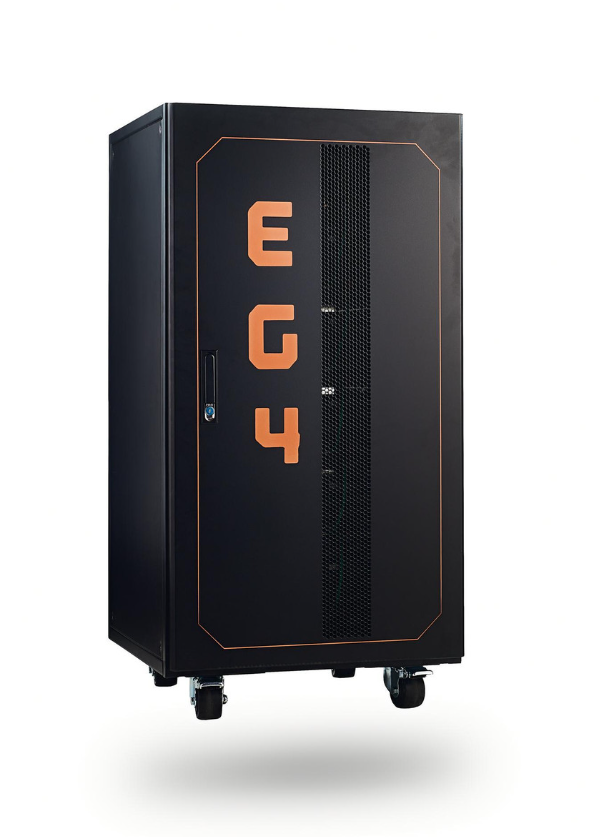 EG4 EG4CABINET6 6‑Space Lithium Battery Cabinet Assembled Steel Rack for 48V