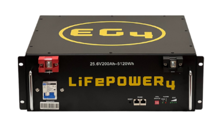 EG4 EG4LIFPOW4‑24 24V 200Ah Lithium Server Rack Battery No Display LiFePO4