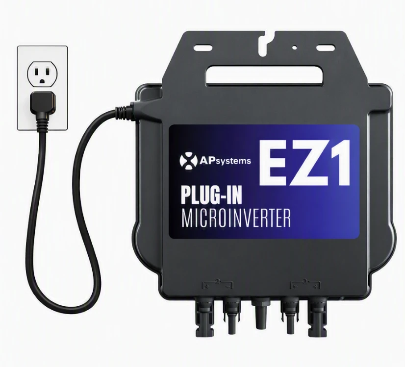 APsystems EZ1 Plug‑in Microinverter DIY – Dual MPPT Wi‑Fi/Bluetooth 900VA