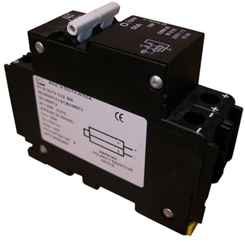 Midnite Solar MNEAC15 15amp AC Two Pole Din Rail Breaker