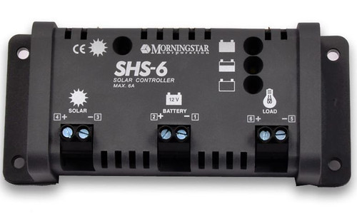 Morningstar SHS-6 Solar Charge Controller w/LVD 6 Amp 12 Volt