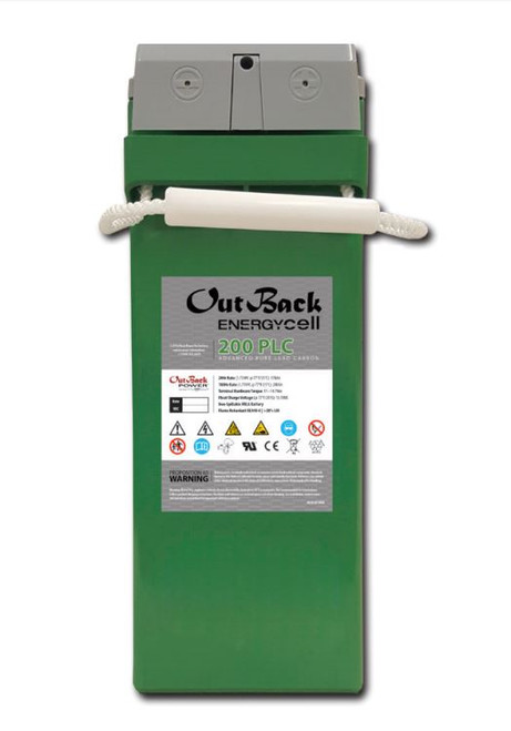 Outback EnergyCell 200PLC Pure Lead Carbon Battery 12V 200AH