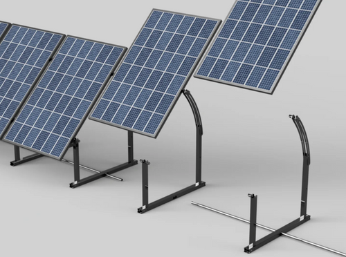 IntegraRack IR-45ASAB BallastRack™ Seasonably Adjustable Solar Module Rack - Black Zinc Electroplated Steel IntegraRack IR-45ASAB BallastRack™ Seasonably Adjustable Solar Module Rack - Black Zinc Electroplated Steel