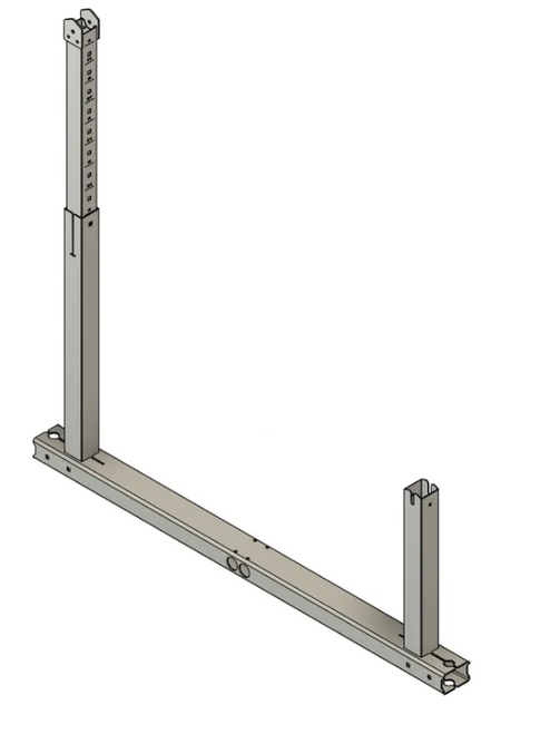 IntegraRack IR-40FSAA BallastRack™ Fixed Adjustable Angle Solar Module Rack - Aircraft Grade Aluminum IntegraRack IR-40FSAA BallastRack™ Fixed Adjustable Angle Solar Module Rack - Aircraft Grade Aluminum