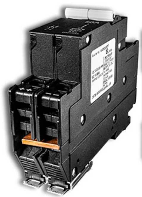 MidNite Solar MNEPV30‑600‑2PP 30A 600VDC Din‑Rail Breaker – Two‑Pole PV Array Disconnect