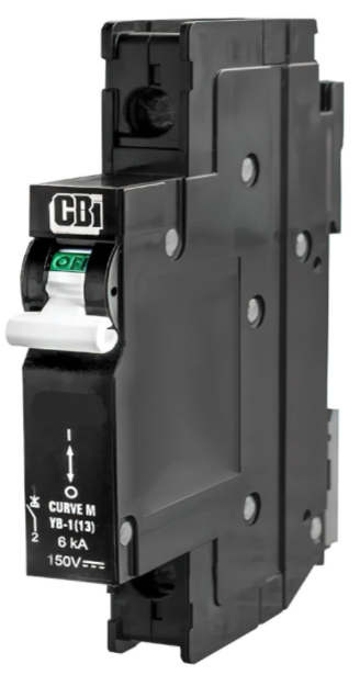 Midnite Solar MNEPV20-150-1PNP Breaker 20A 150VDC 1Pole DIN NON-POLARIZED