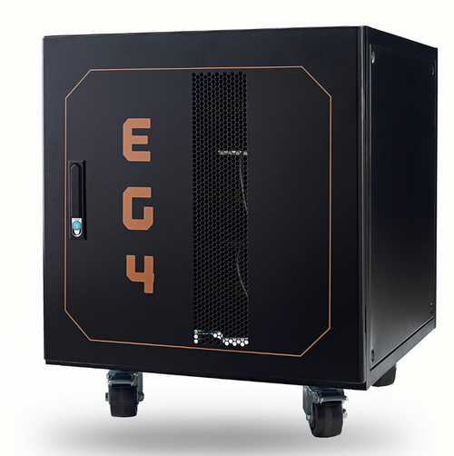 EG4 EG4CABINET3 3‑Space Lithium Battery Cabinet Assembled Steel Rack for 48V