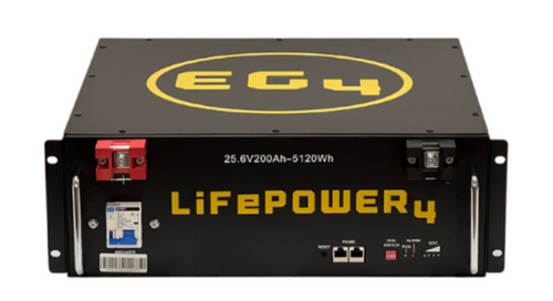 EG4 EG4LIFPOW4‑24 24V 200Ah Lithium Server Rack Battery No Display LiFePO4