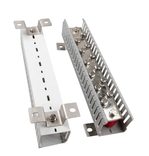EG4 600A Buss Bar w/12 Bolts – Red BSB Series Battery Busbar (EG4BUSBAR600ARD)