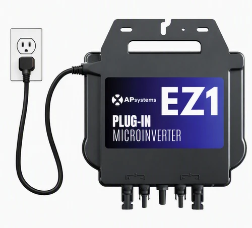 APsystems EZ1 Plug‑in Microinverter DIY – Dual MPPT Wi‑Fi/Bluetooth 900VA