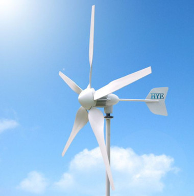 HYE HY-600L/24V 600W 24V Wind Turbine Kit, 5 Blade, Flange Connection