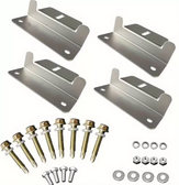 Z Type Aluminum Mounting Bracket Kit for Solar Panels (4 brackets sets per kit)