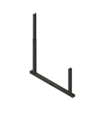 IntegraRack  IR-40FSAB BallastRack™ Fixed Adjustable Angle Solar Module Rack - Black Zinc Electroplated Steel