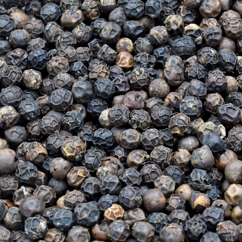 peppercorn, black, Tellicherry, whole
