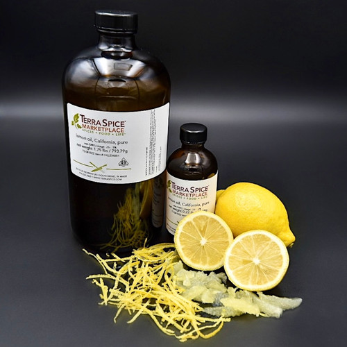 lemon oil, pure, organic