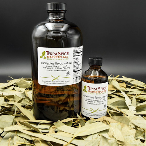 eucalyptus flavor, natural, water soluble, organic