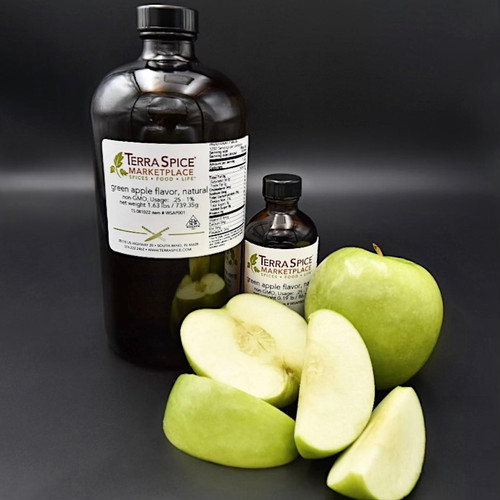 green apple flavor, organic, oil soluble