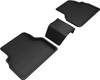 3D MAXpider L1AD03921509 - 2015-2018 Audi Q3 Kagu 2nd Row Floormats - Black