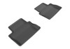 3D MAXpider L1CH06321509 - 2013-2015 Chevrolet Malibu Kagu 2nd Row Floormats - Black