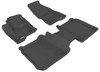 3D MAXpider L1FR14101509 - 2009-2019 Ford Flex W/ 2nd Row Center Console Kagu 1st & 2nd Row - Black